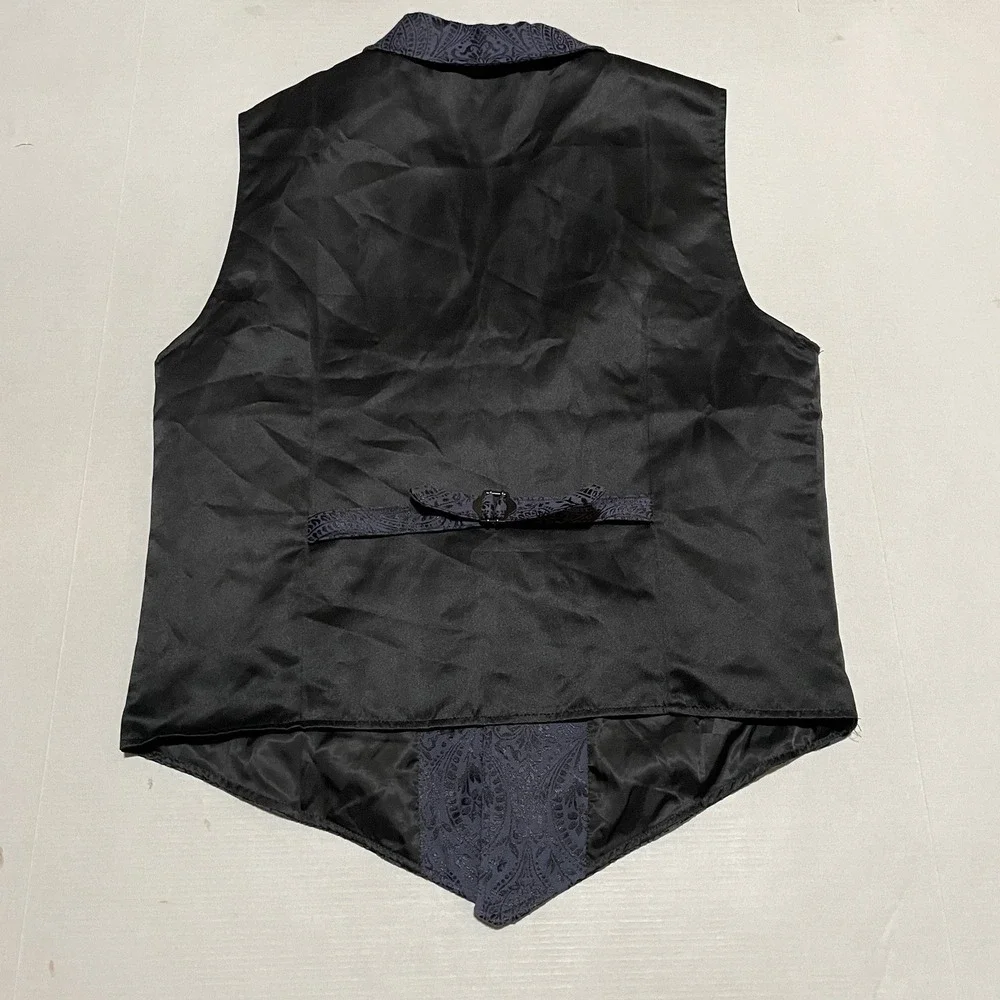 Vatpave Suit Vest Vest‎ Men's Size Large Victorian Steampunk Paisley Jacquard